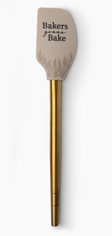 Metallic Gold Handle Silicone Spatula