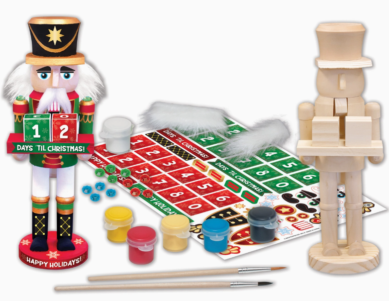 Paint-Your-Own Nutcracker Countdown Kit