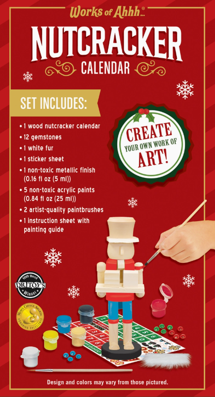 Paint-Your-Own Nutcracker Countdown Kit