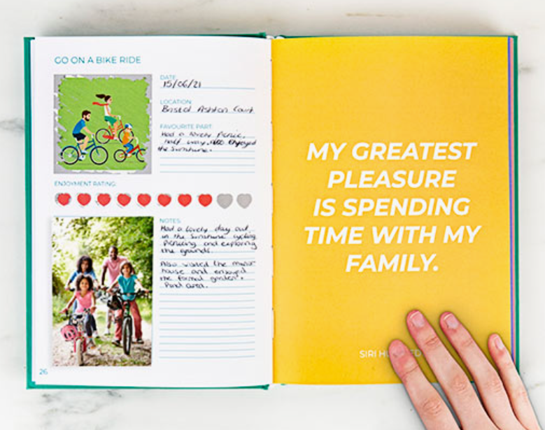 Family Bucket List Scratch Book