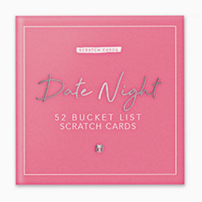 Date Night Bucket List Scratch Cards