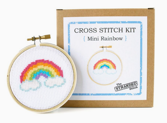 Rainbow Mini Cross Stitch Kit