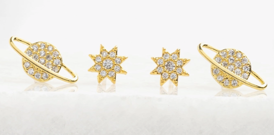 Celestial Orbit Studs Two Pair Pack