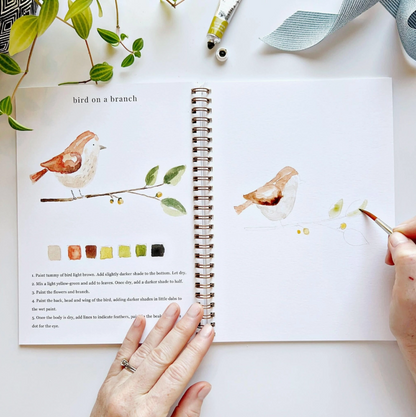 Animals Watercolor Painting Workbook
