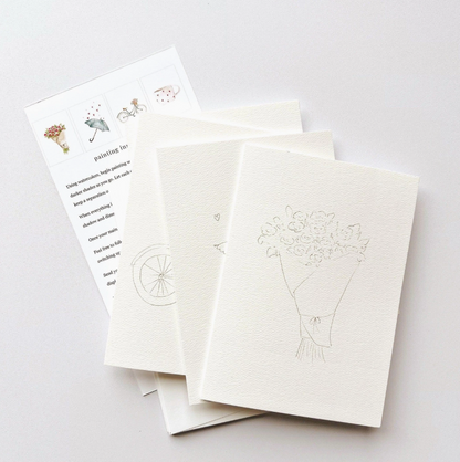 Sweet Love Paintable Watercolor Notecard Set