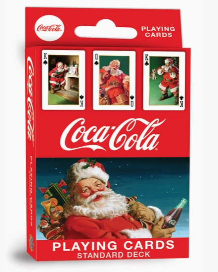 Vintage Coca-Cola Santa Playing Cards