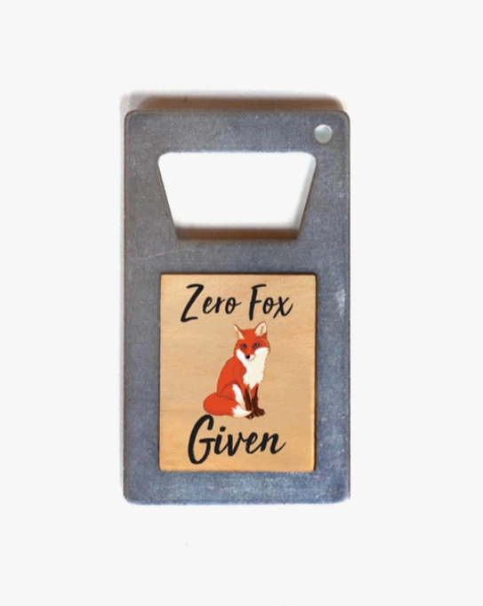 Zero Fox Given Bottle Opener Magnet