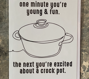 Crock Pot Birthday Card