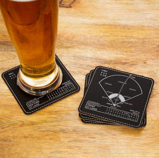 St. Louis Cardinals Leatherette Coasters