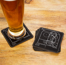 Load image into Gallery viewer, St. Louis Blues Leatherette Coasters
