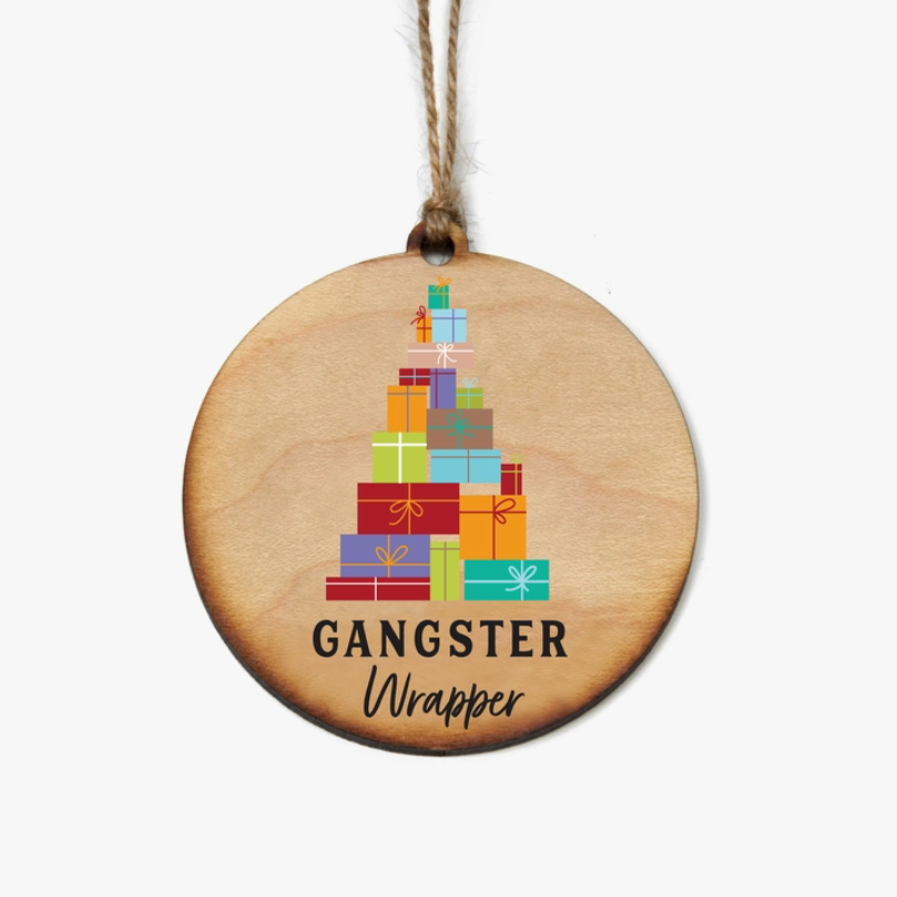 Gangster Wrapper Ornament