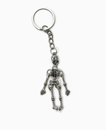 Dancing Bones Skeleton Keychain