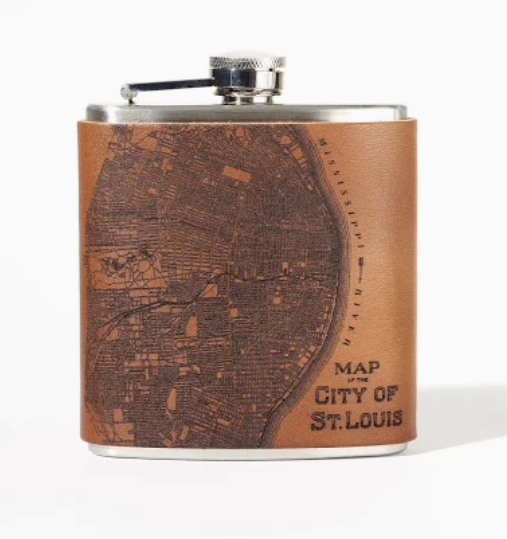 St. Louis Map Flask