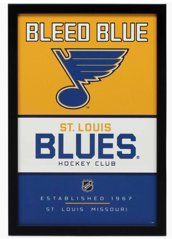 Blues Framed Wall Decor