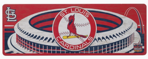 Busch Stadium Wooden Decor