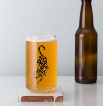 Classic Tattoo Glass Can in