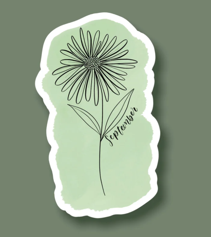 Flower of the Month Stickers