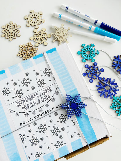 Snowflake Garland DIY Kit