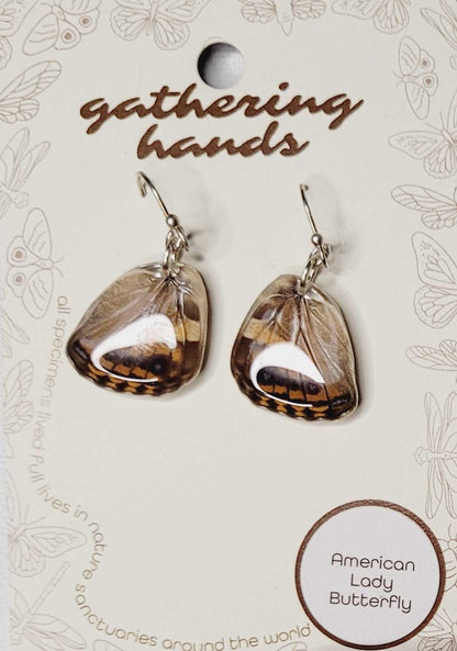 American Lady Hindwing Earrings
