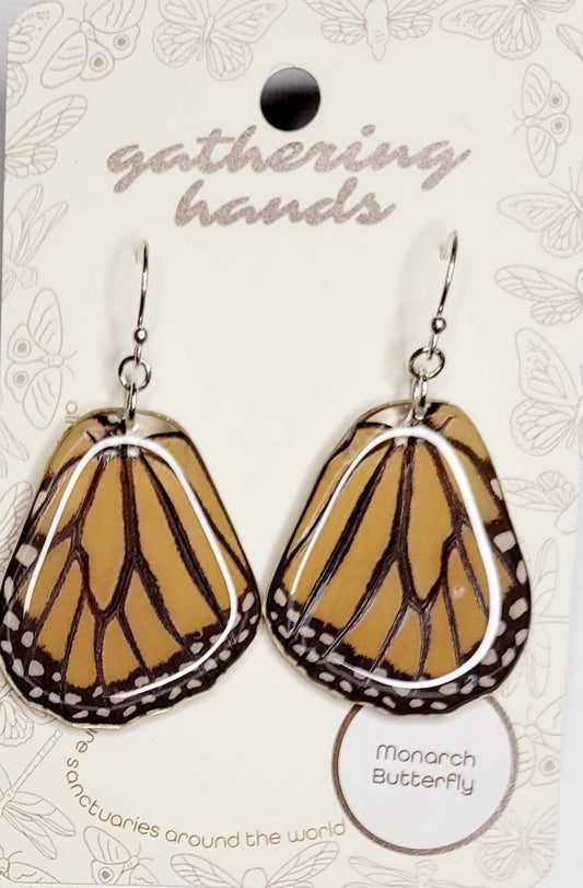 Monarch Hindwing Earrings