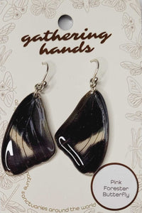 Pink Forester Forewing Earrings