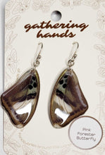 Load image into Gallery viewer, Pink Forester Forewing Earrings
