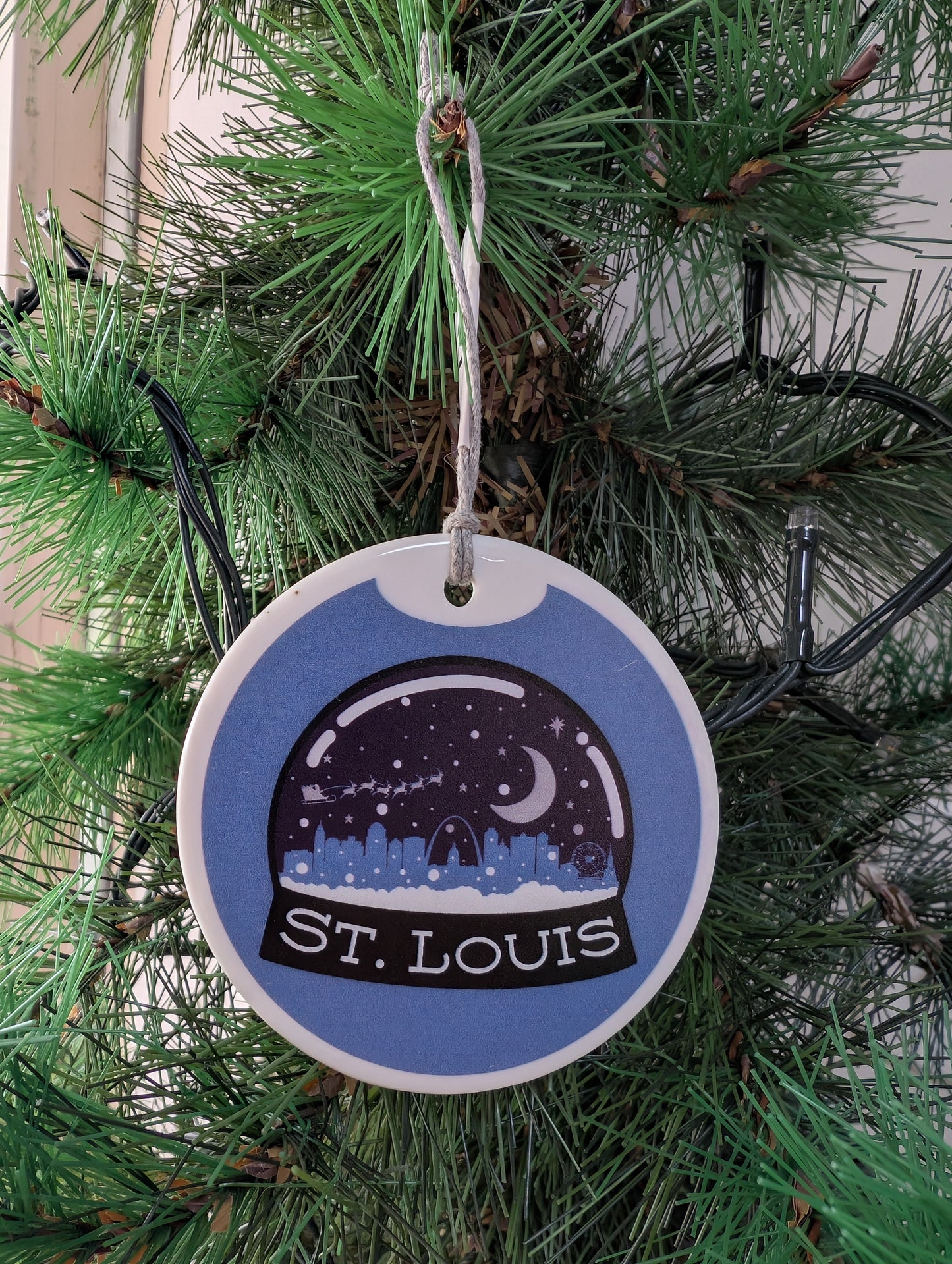 2024 Saint Louis Snow Globe Ornament