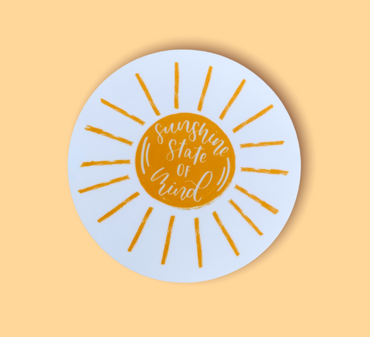 Sunshine State of Mind Sticker