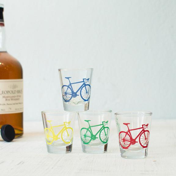 Bicycle Shot Glass
