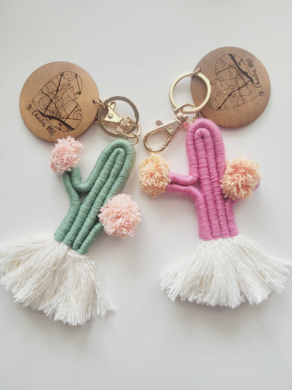 St. Charles Map Keychain