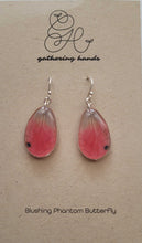 Load image into Gallery viewer, Blushing Phantom Hindwing Butterfly Earrings
