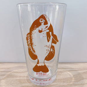 Fish Pint Glasses