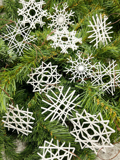 Snowflake Assortment, 12pk Ornaments