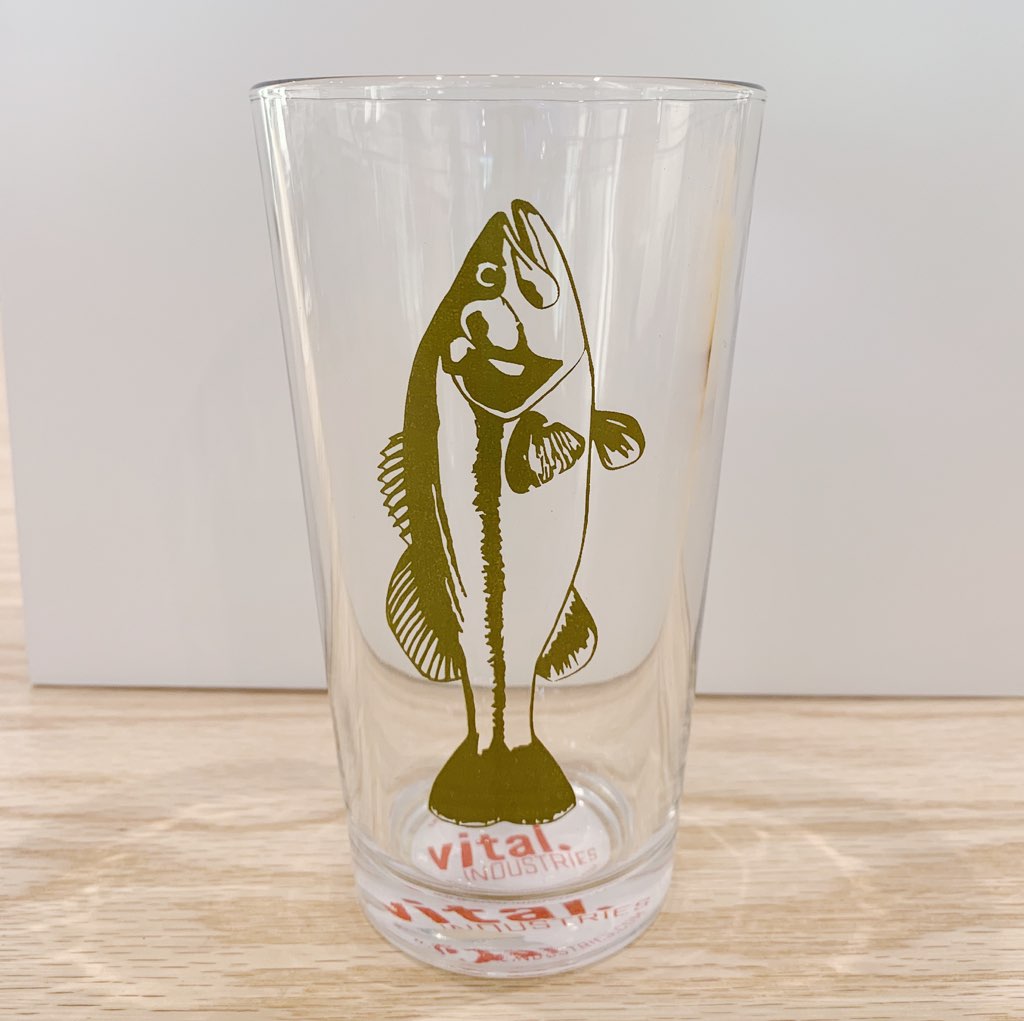Fish Pint Glasses