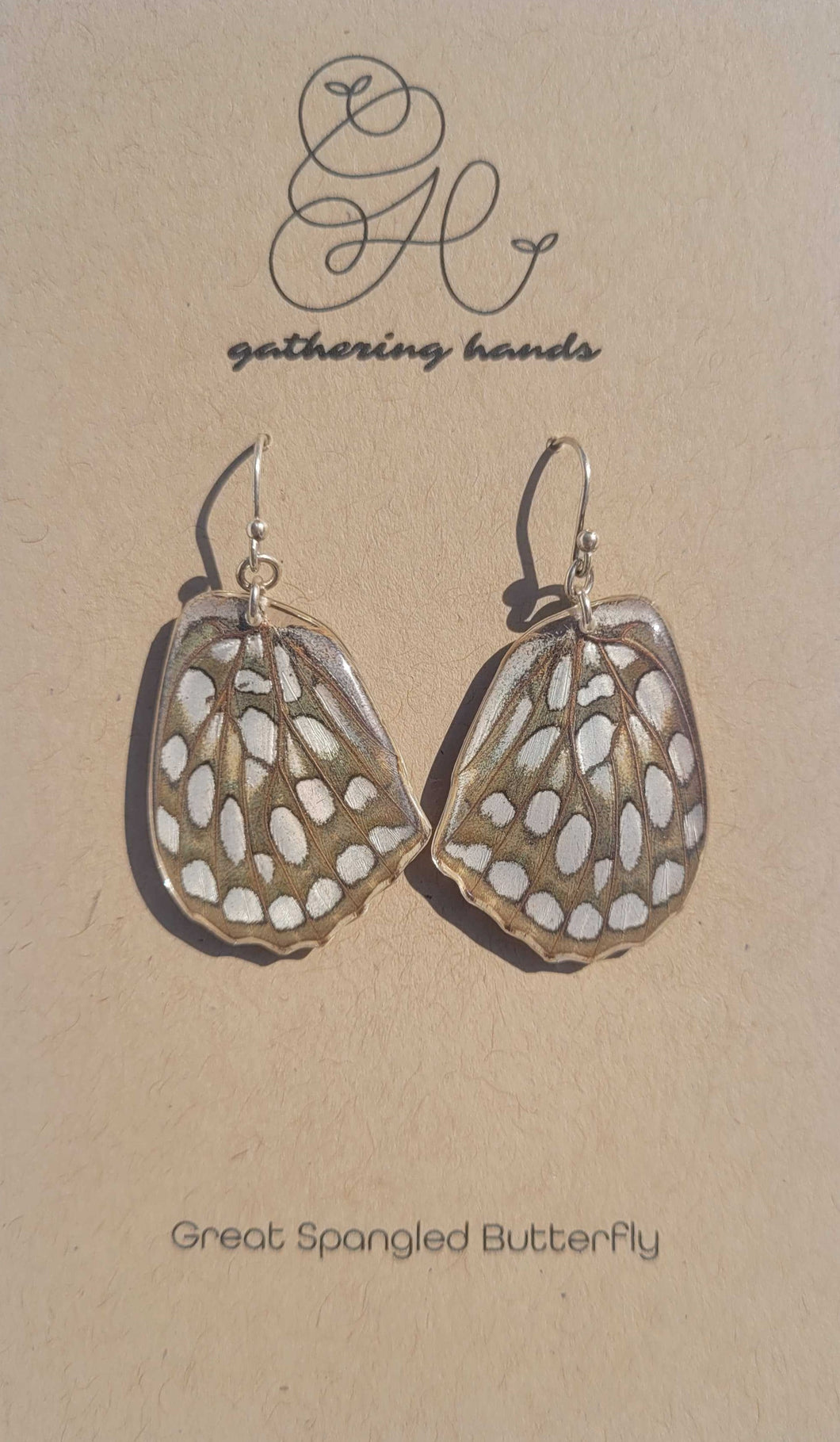 Great Spangled Hindwing Earrings