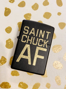 Saint Chuck AF Zippo Lighter