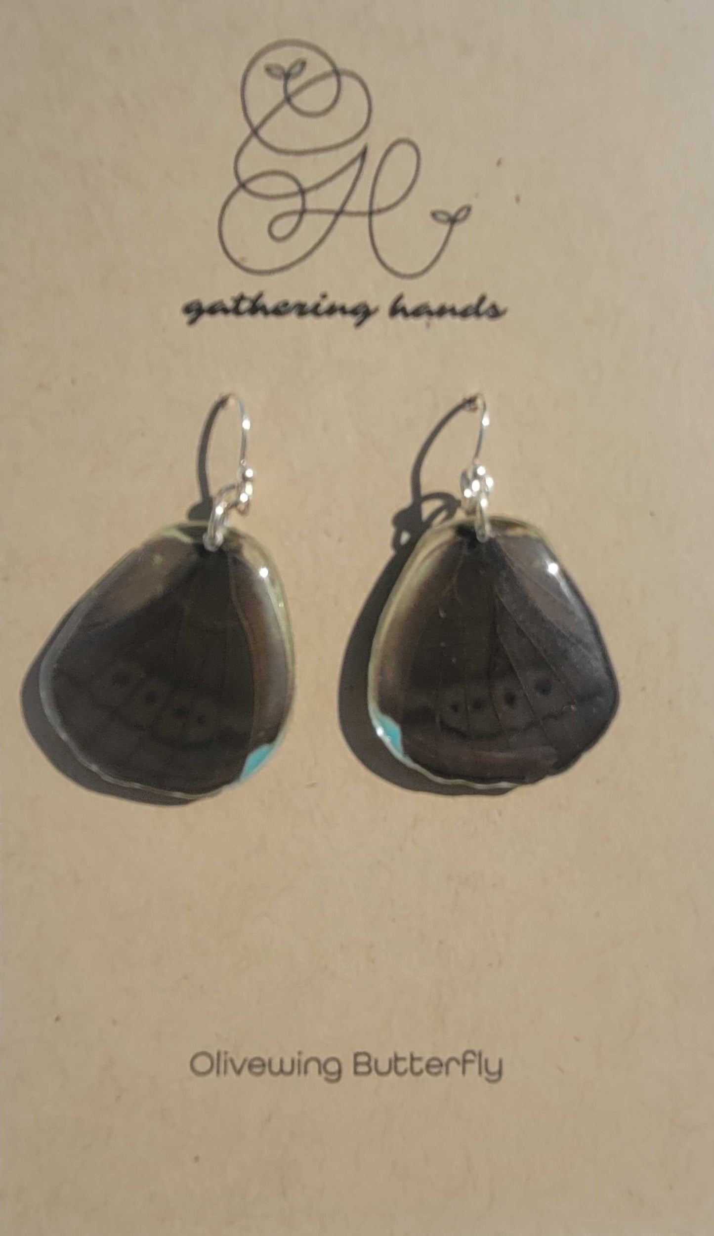 Olivewing Hindwing Earrings
