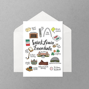 STL Greeting Cards (Variety Pack of 6)