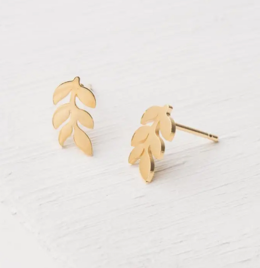 Rowen Leaf Earrings