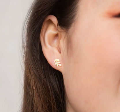 Rowen Leaf Earrings