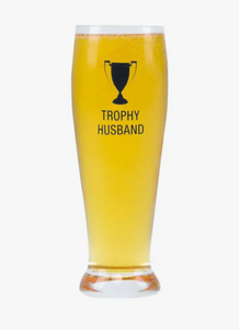 Trophy Husband Pilsner Glass