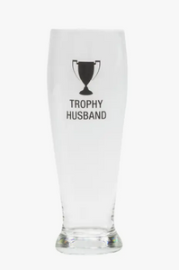 Trophy Husband Pilsner Glass