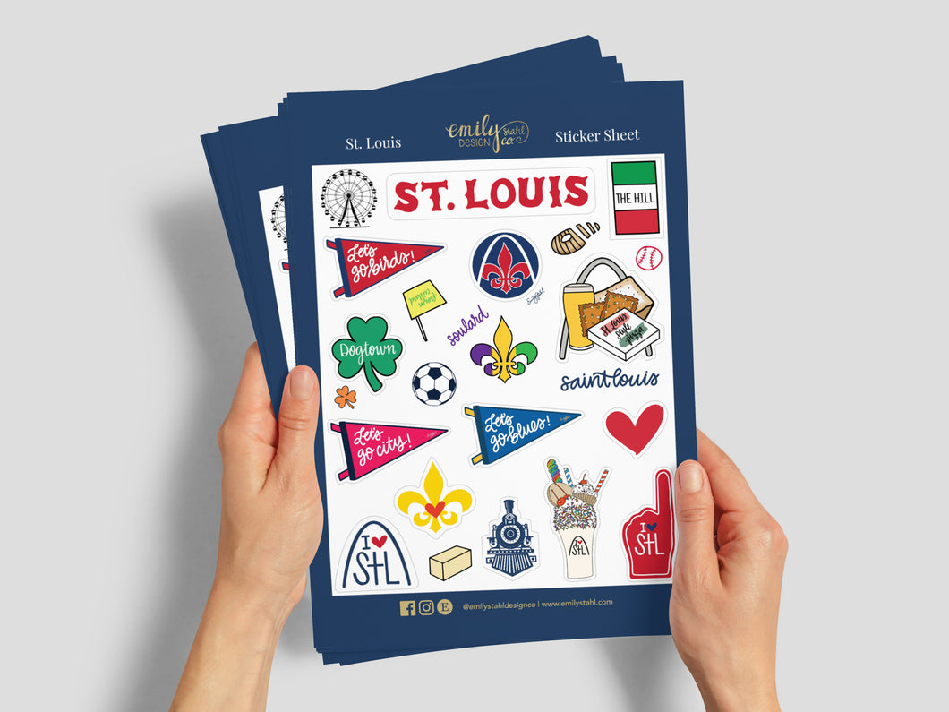 Saint Louis Sticker Sheets