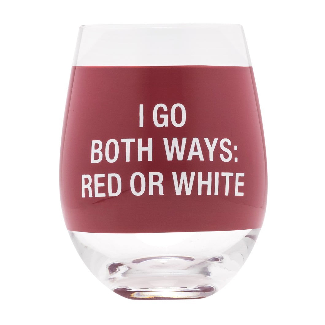 Both Ways Wine Glass