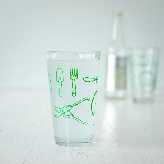 Gardening Pint Glasses