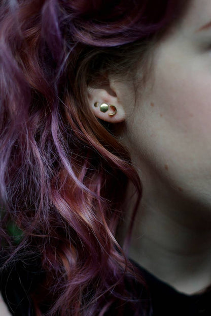 Tiny Hexagon Studs