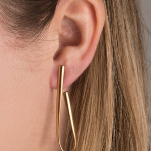 Abstract Loop Earrings