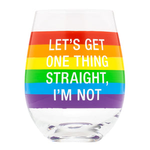Not Straight Wine Glass