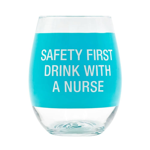 Safety First Drink With A Nurse Shot Glass (1): Shot Glasses