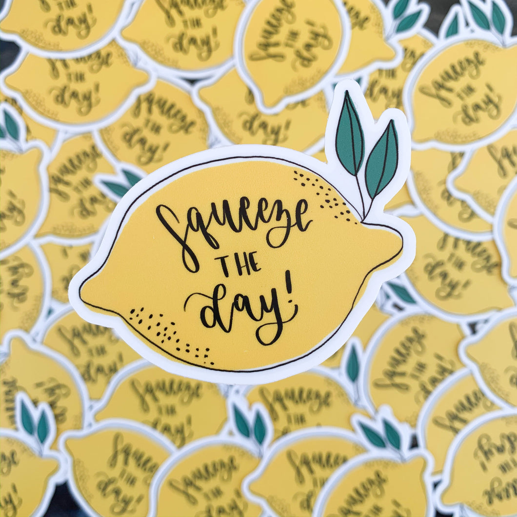 Squeeze the Day Sticker